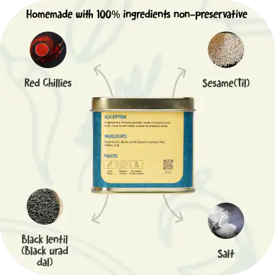 Twisty Til Podi Tin (150g)