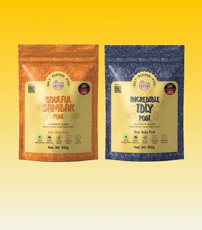 Sambar Idly Combo (2 flavors) – Refill