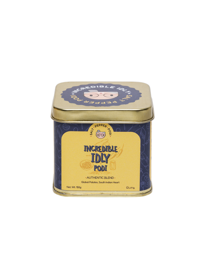 Incredible Idly Podi Tin (150g) + Refill (100g) Combo