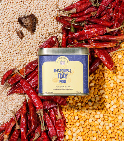 Incredible Idly Podi Tin (150g) + Refill (100g) Combo