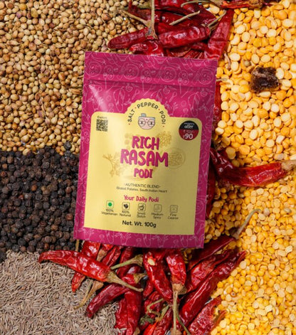 Rich Rasam Podi Tin (100g) + Refill (100g) Combo