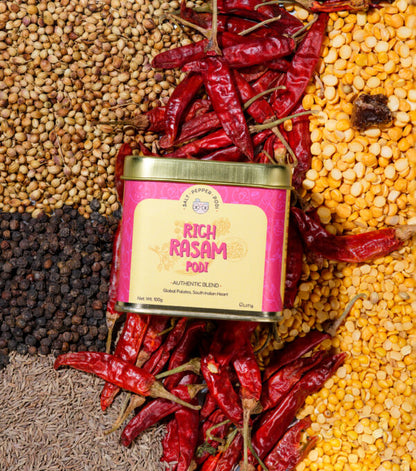 Rich Rasam Podi Tin (100g) + Refill (100g) Combo