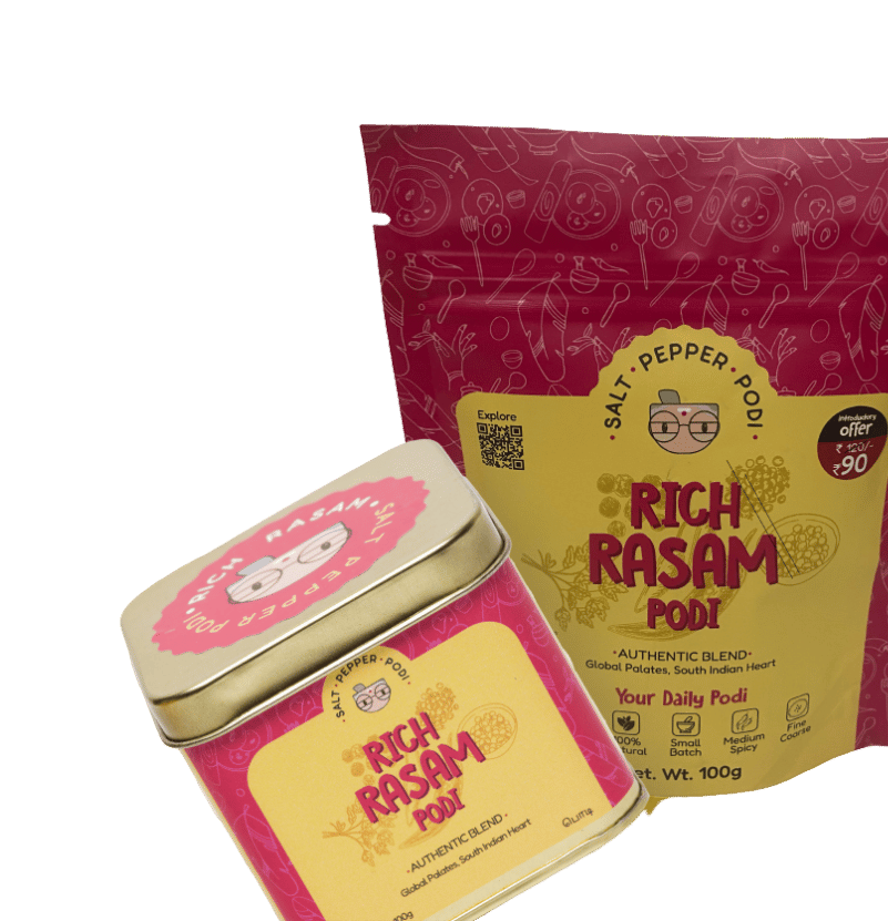 Rich Rasam Podi Tin (100g) + Refill (100g) Combo
