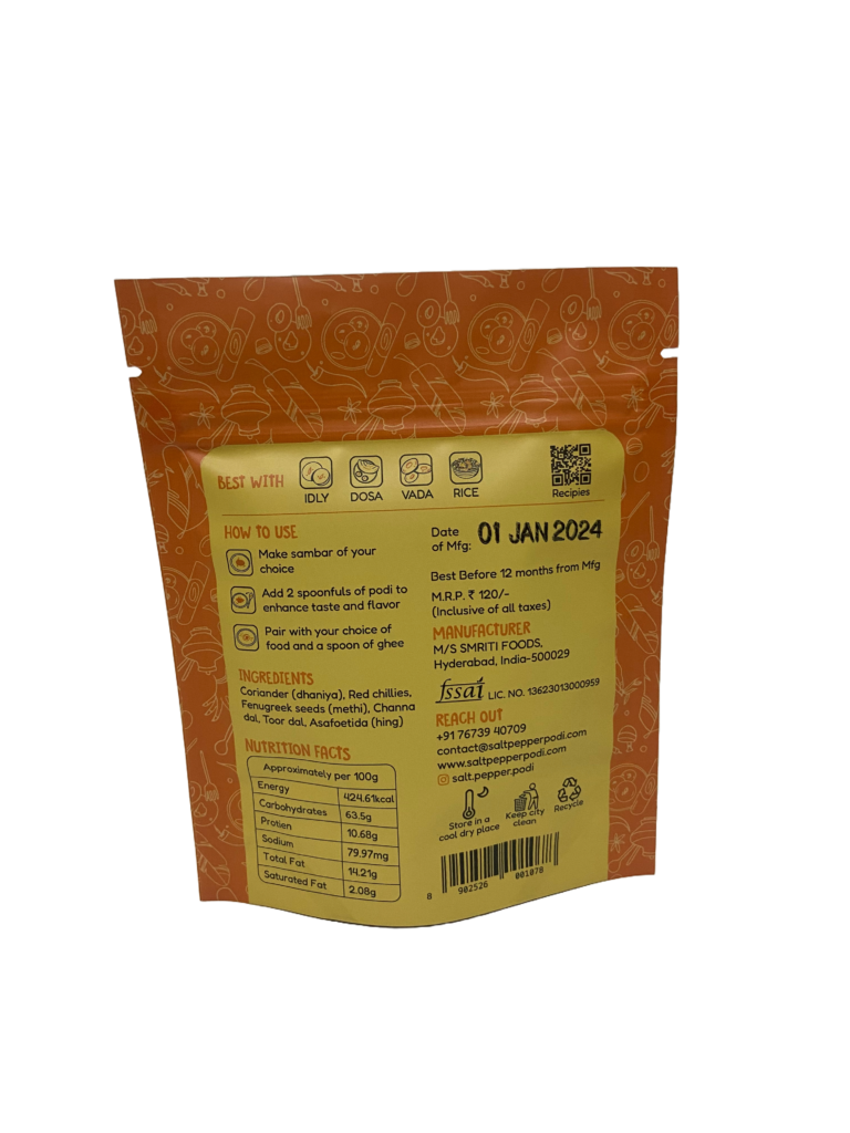 Soulful Sambar Podi Refill (100g)