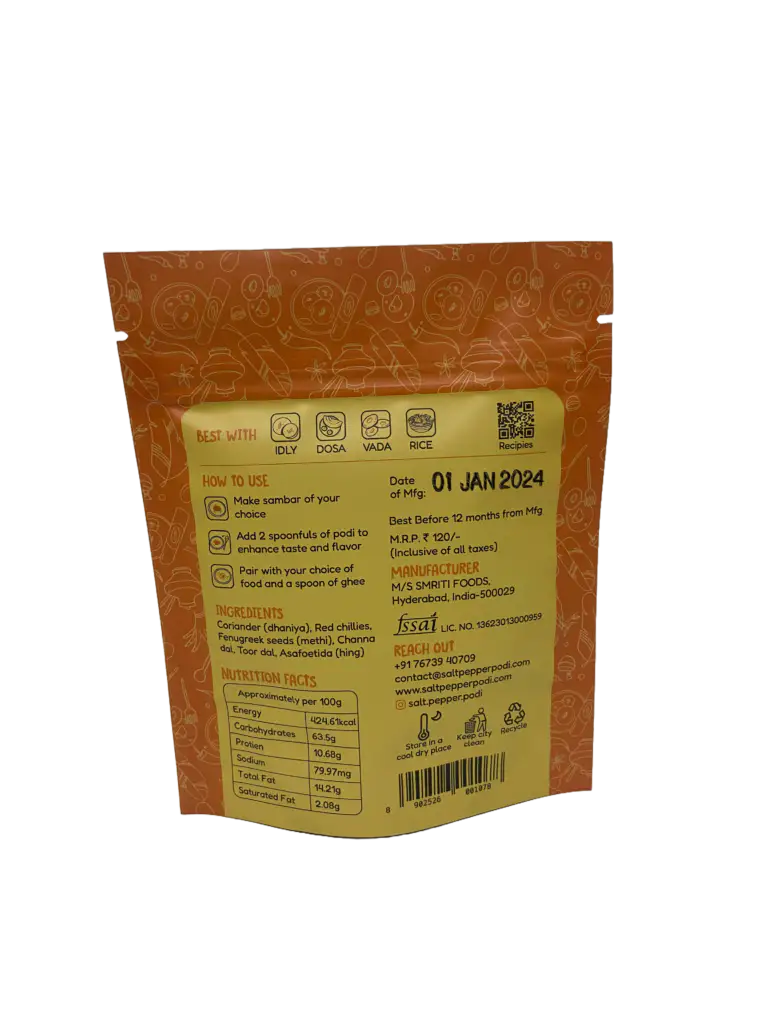 Soulful Sambar Podi Refill (100g)