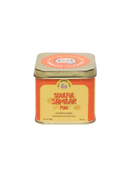 Soulful Sambar Podi Combo- Tin(100g) + Refill(100g)