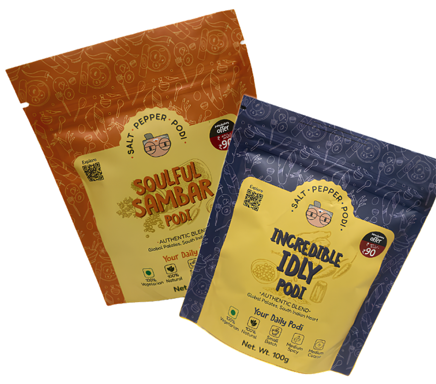 Sambar Idly Combo (2 flavors) – Refill