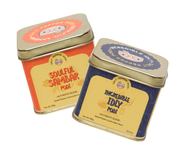 Sambar Idly Combo (2 flavors) – Tin