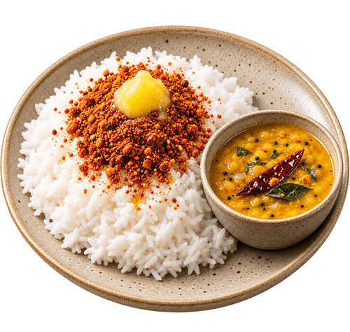 Pair with hot rice and a spoon of ghee
