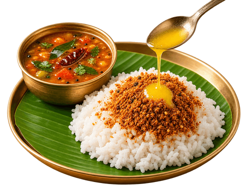 Pair with hot rice and a spoon of ghee.