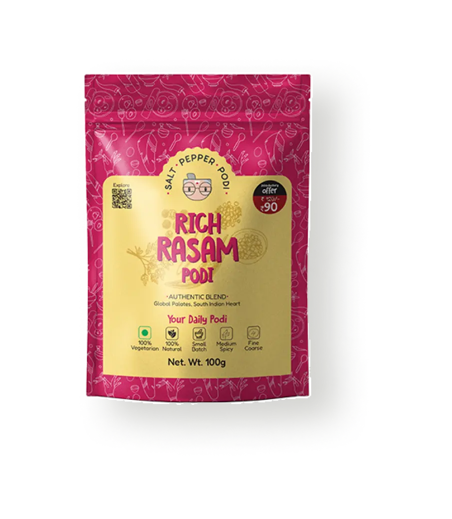 Rich Rasam Podi Tin (100g) + Refill (100g) Combo