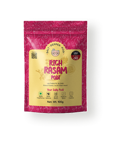 Rich Rasam Podi Tin (100g) + Refill (100g) Combo